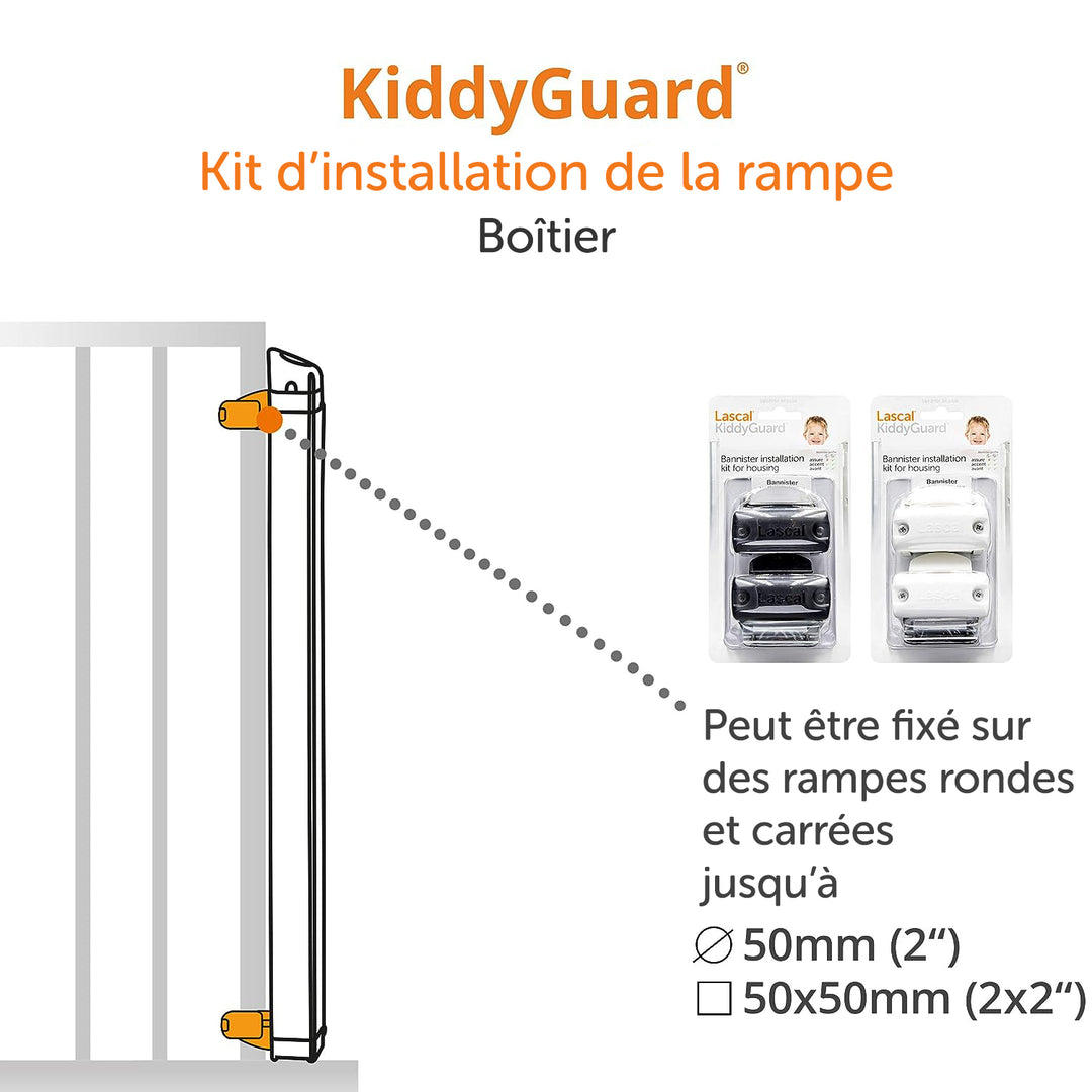 Kit d'installation de la rampe KiddyGuard® Noir